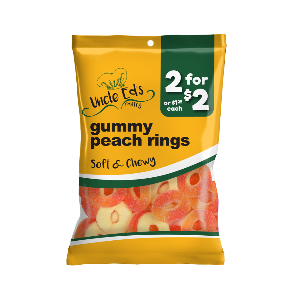 Gummy Peach Rings