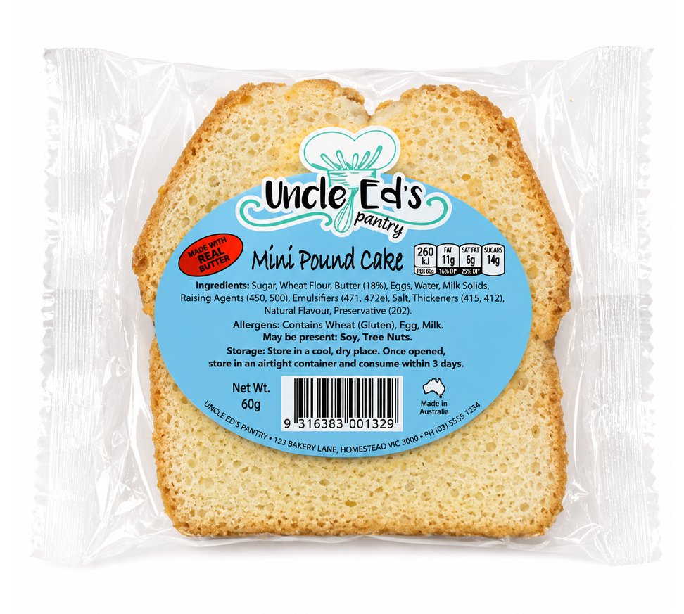 Classic Pound Cake Mini